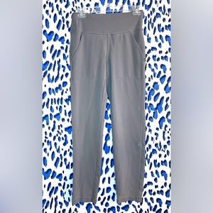 JAANUU WOMEN'S 7/8 YOGA PANT, XS, GRAY